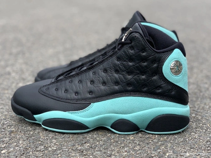 Cheap Island Retro 13 Black Air Jordan Green 414571-030 0722